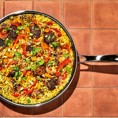 One Pan Ras el Hanout Chicken and Apricot Pilaf – HexClad Cookware UK