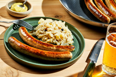 Bratwurst with Sauerkraut