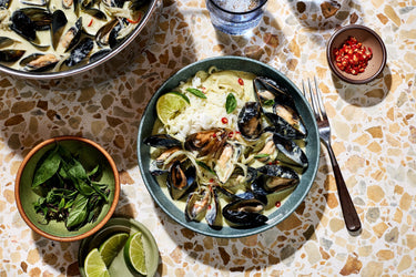 Thai-style Coconut Mussels