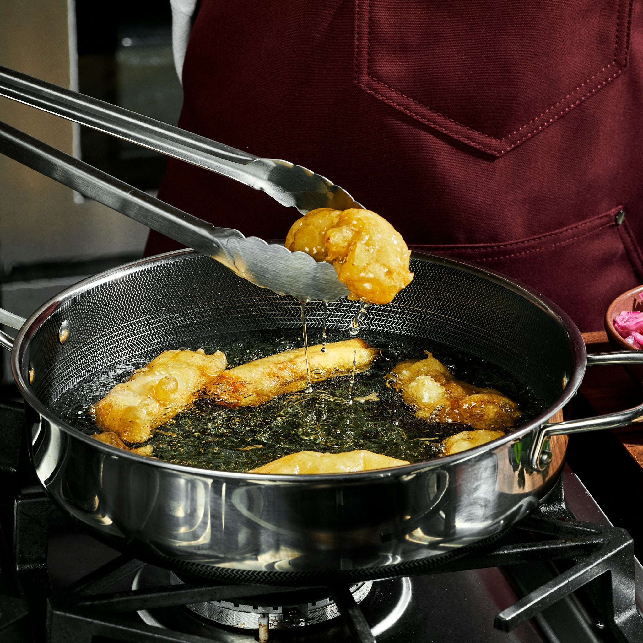 3 Litre Hybrid Deep Saute Pan with Lid HexClad Cookware HexClad Cookware UK