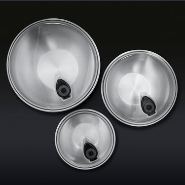 HexClad Vacuum Seal Stainless Steel Mixing and Storage Bowls