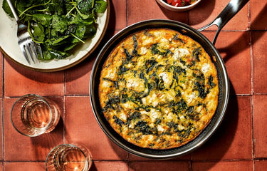 Spinach and Feta Frittata with Tomato Salsa
