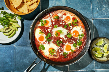 Baked Eggs in Tomato-Chile Sauce