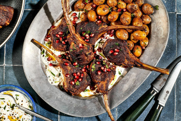 Spicy Lamb Chops & Minty Yoghurt Sauce