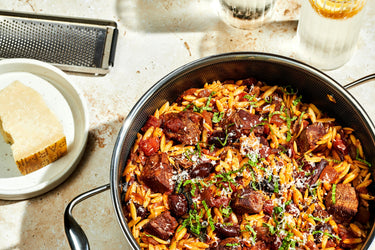 Greek Style Lamb Orzo