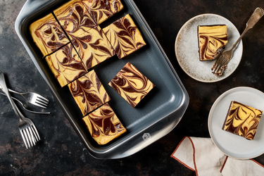 Marbled Malted Cheesecake Brownies