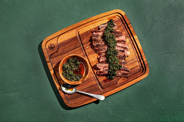 HexClassic Pan-Seared Ribeye with Smoky Chimichurri