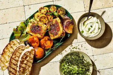Halloumi & Mediterranean Veg for the BBQ