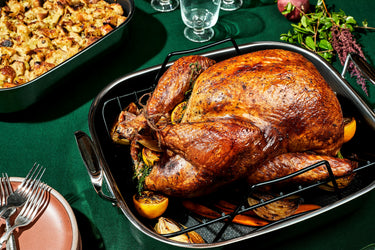 Herb-Brined Turkey with Maple Glaze