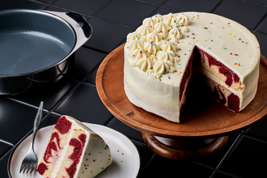 Marbled Red Velvet Cake