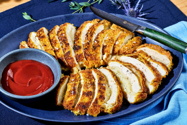 Mashed Potato-Stuffed Schnitzel