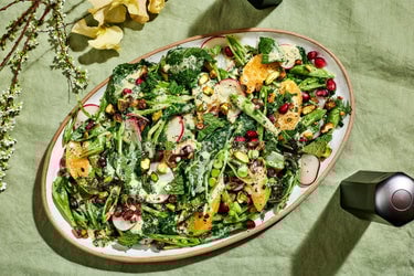Snap Pea & Radish Salad with Creamy Lemon Poppyseed Vinaigrette