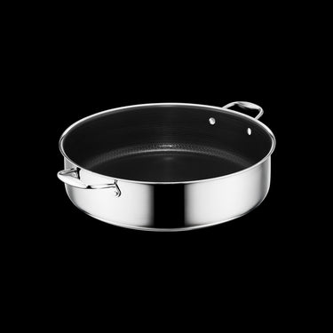 Hybrid Deep Sauté Pan with Lid, 9.5 Litre