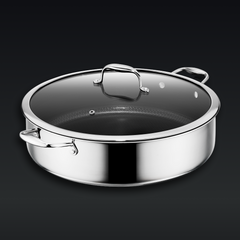 9.5 Litre Hybrid Deep Sauté Pan with Lid