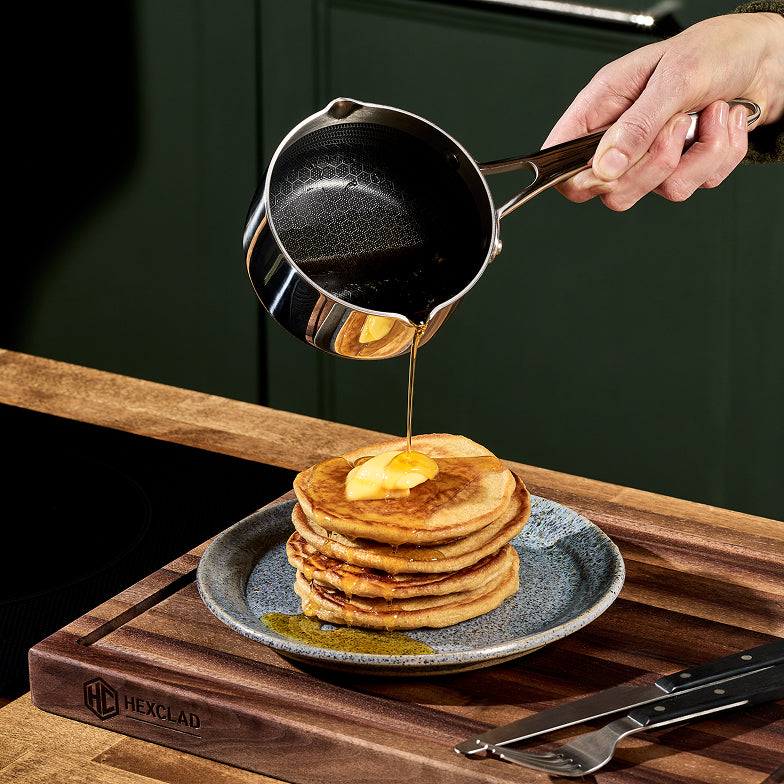 Ubrid Syrup 1 Litre Hybrid Pot With Lid | HexClad UK