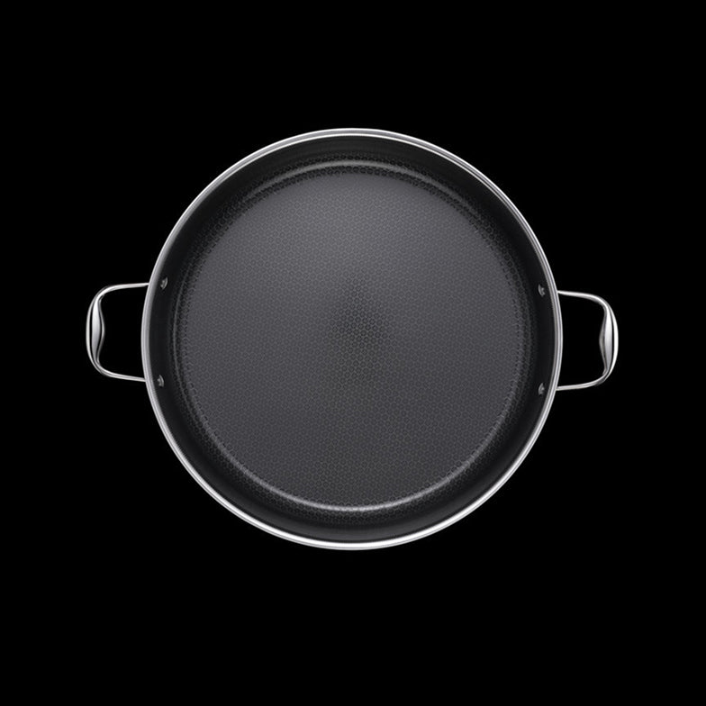 Hybrid Deep Sauté Pan with Lid, 9.5 Litre