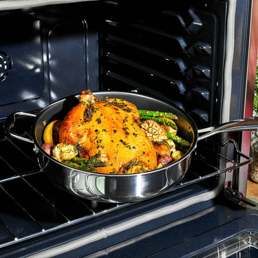 5 Litre Hybrid Deep Sauté Pan with Lid