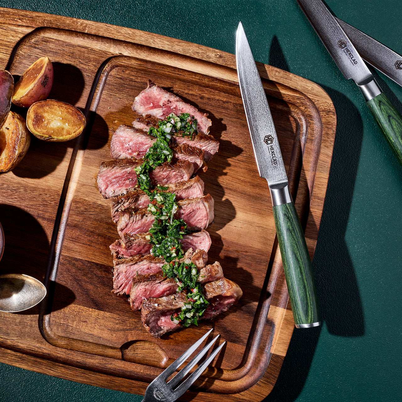 Steak Knife & Bistecca Plate Set, 8-pc