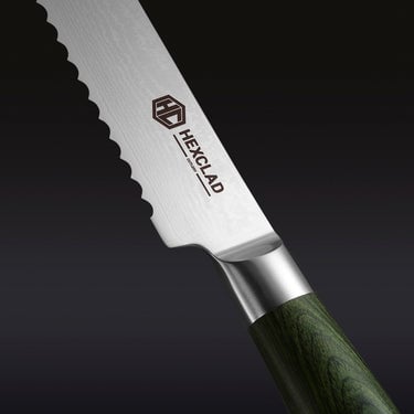 Damascus Steel 20 cm Serrated Bread Knife