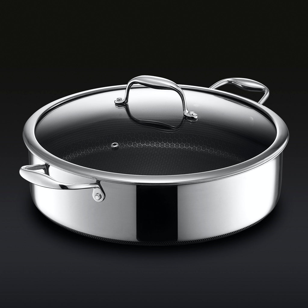 6.6 Litre Hybrid Deep Sauté Pan Chicken Fryer Lid — Default Title