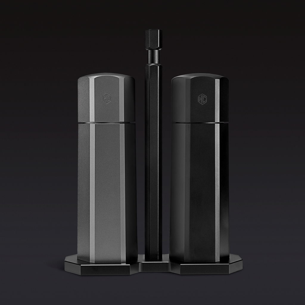 HexMill Tabletop Salt & Pepper Grinder Set — Default Title