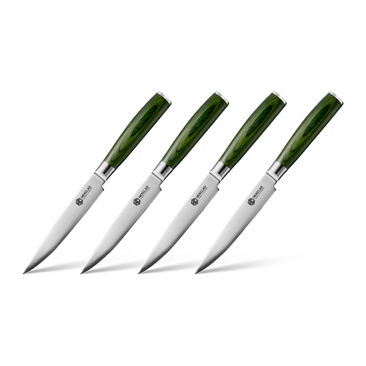 Japanese Damascus Steel Steak Knife Set, 4-pc