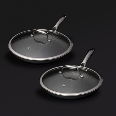 30 cm & 25 cm Hybrid Pan & Lids Set